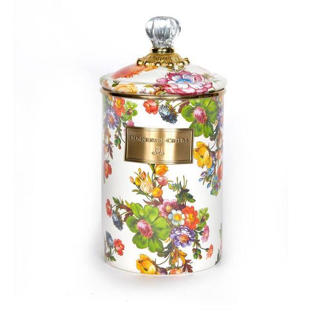 Mackenzie Childs Flower Market Canister, Large