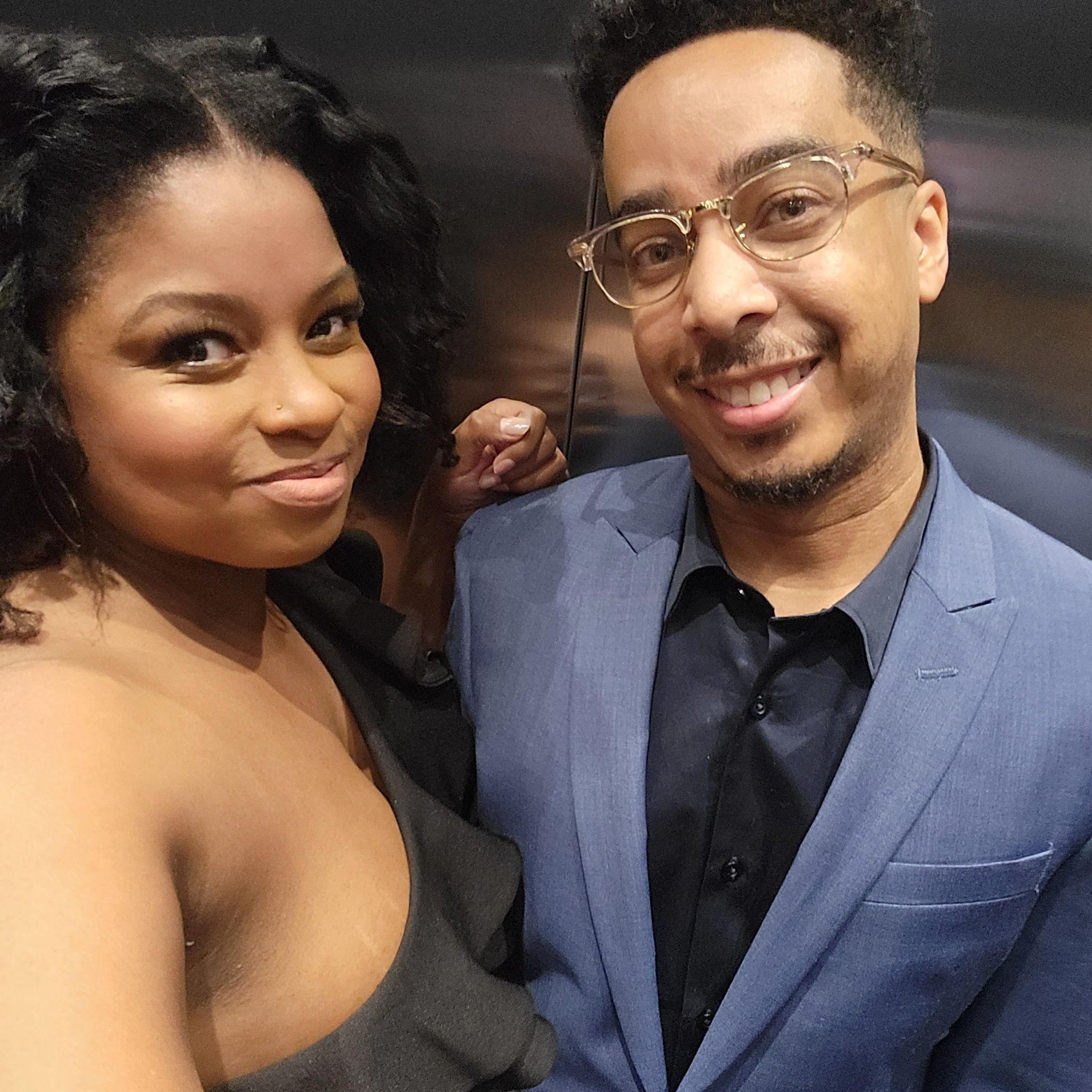 On our way to the San Francisco Symphony! Lanier got us tickets for our first Christmas!