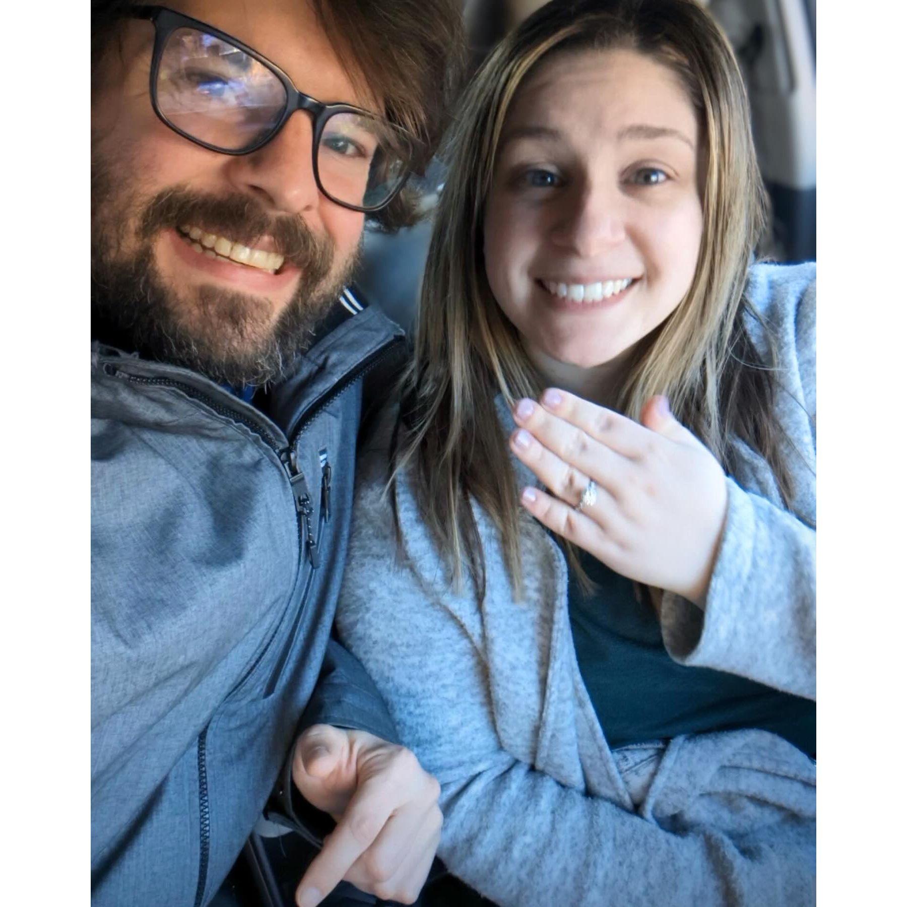 Just engaged!