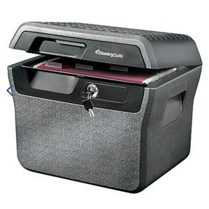 Sentry®Safe Waterproof Fire-Resistant File Holder, 44-Lb, 0.66 Cu Ft Capacity, Charcoal Gray