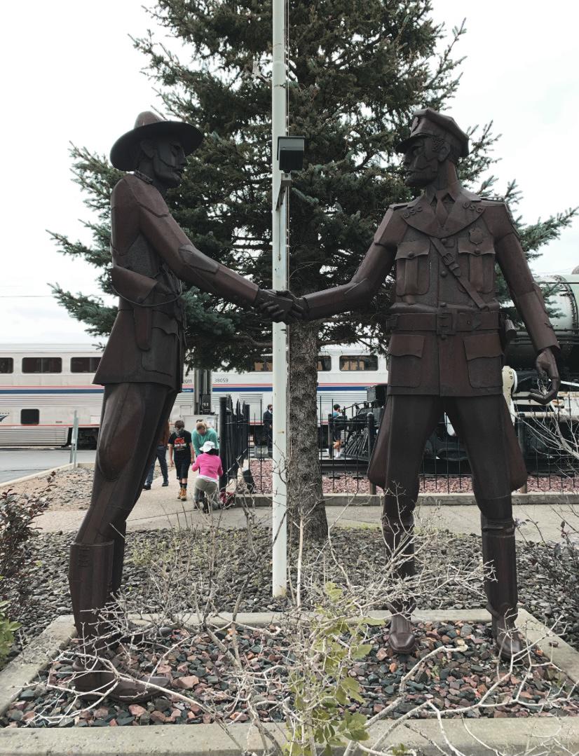 Hands across the border park, closest we have been to Canada so far!