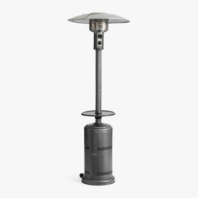 Standing Propane Outdoor Heater, Silver