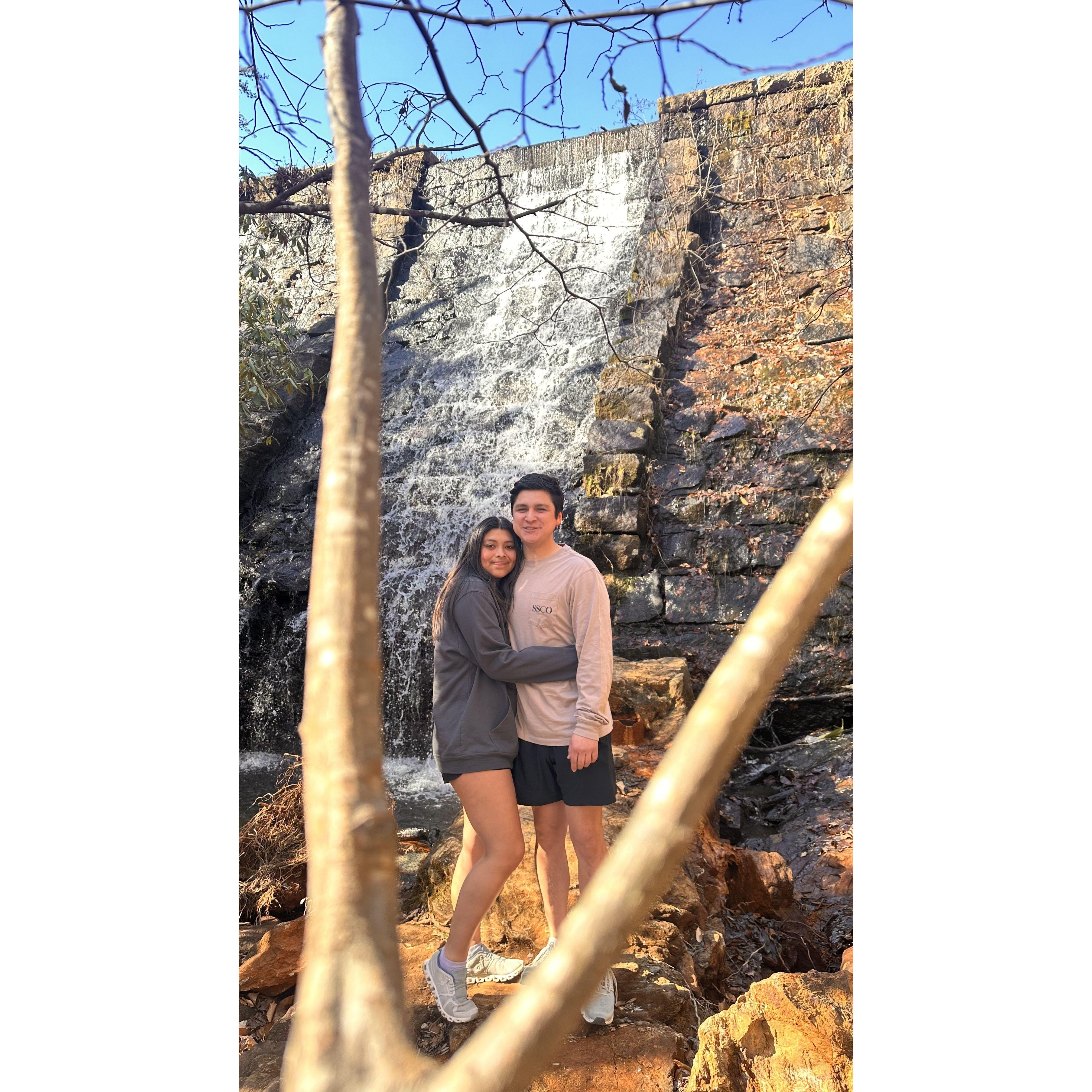 Little hiking trip to the water fall
