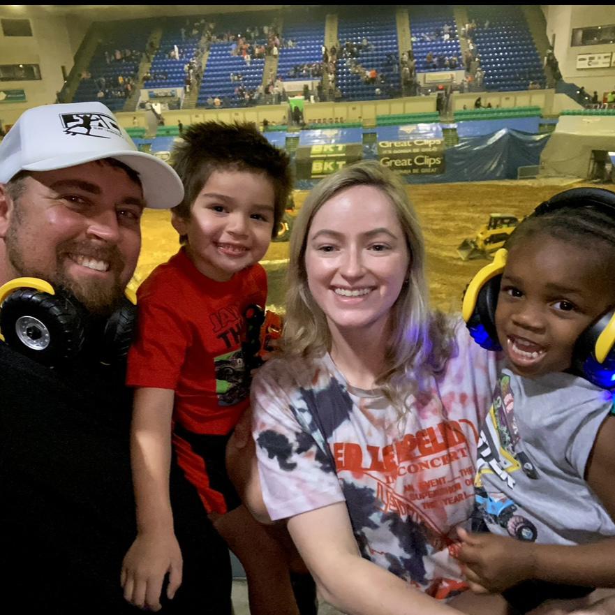 Monster Jam with the babies 🛻