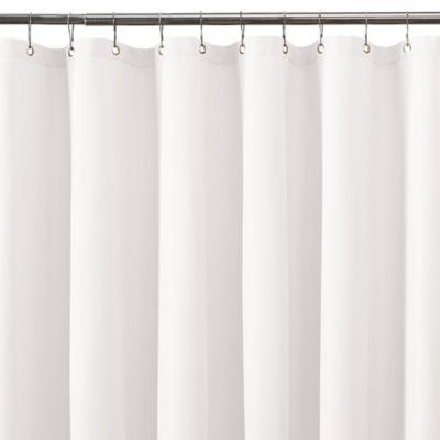 TITAN Waterproof 70-Inch x 84-Inch Plain Shower Curtain Liner in White