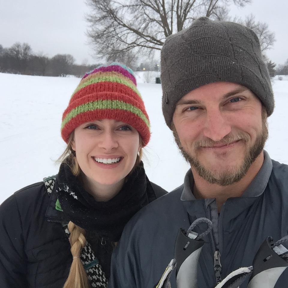 Cross country skiing at Como Park