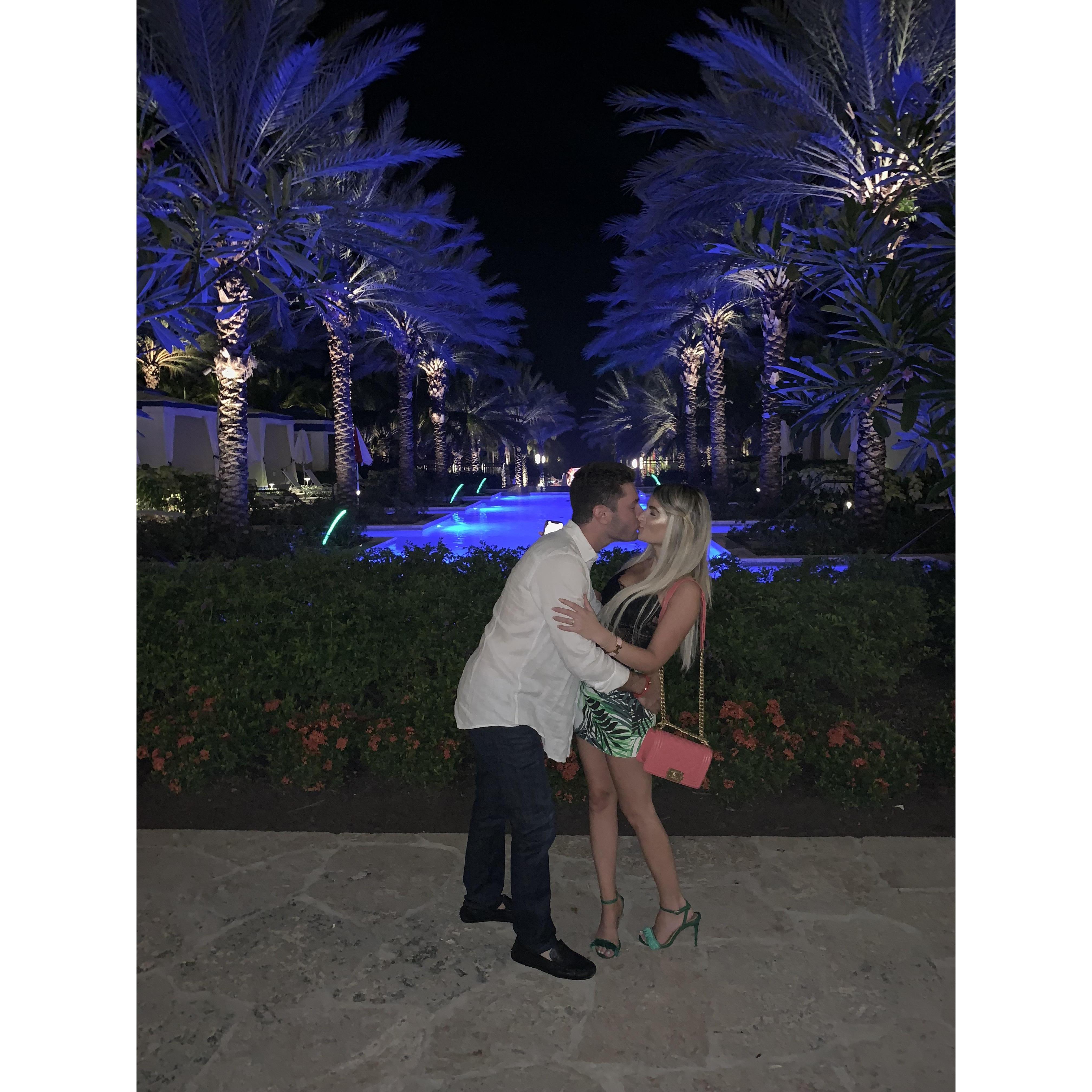 Our engagement in the Bahamas!