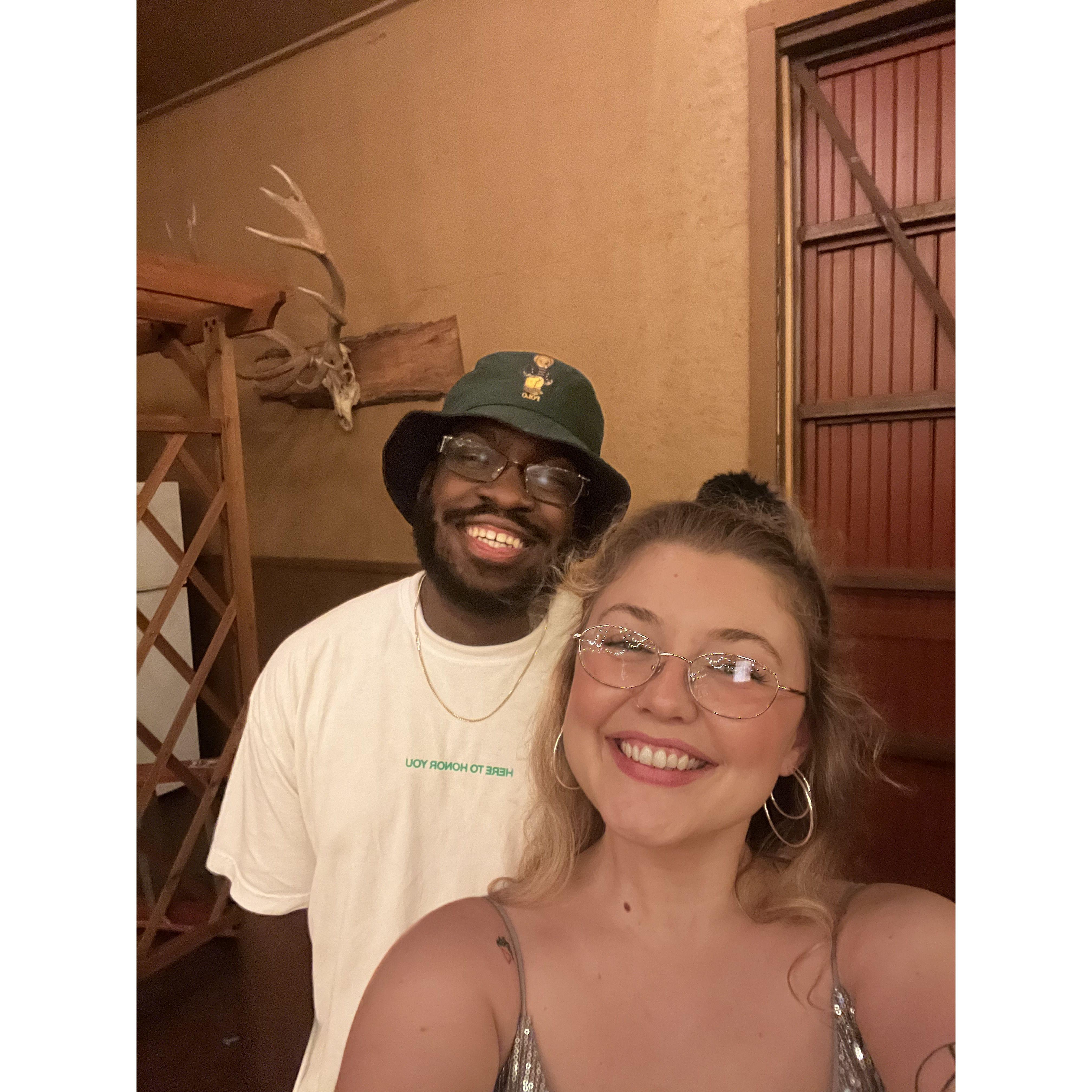 We went to adult prom - my date was the DJ ;)