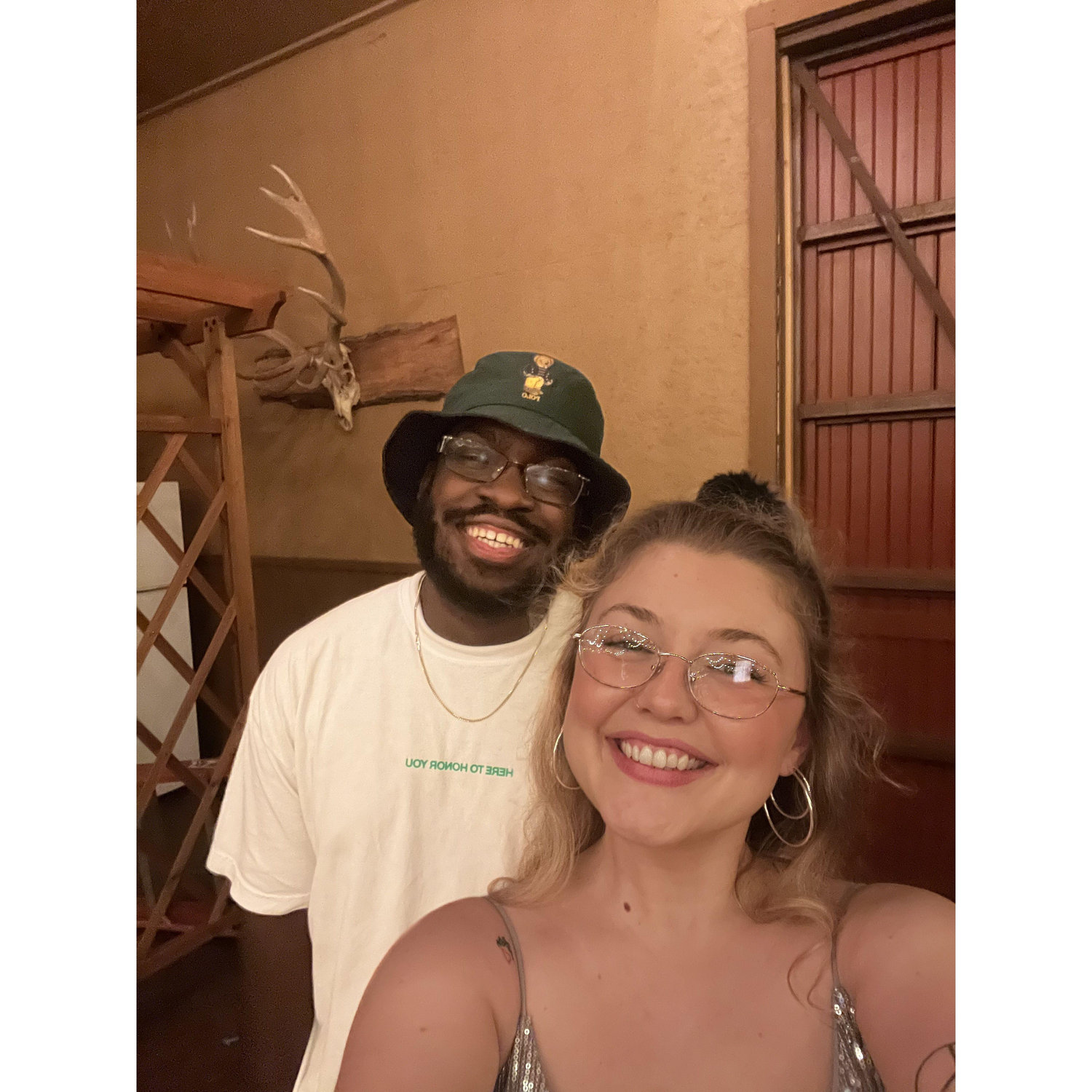 We went to adult prom - my date was the DJ ;)