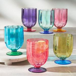 Member's Mark 6-Piece Outdoor 2-Tone Goblets