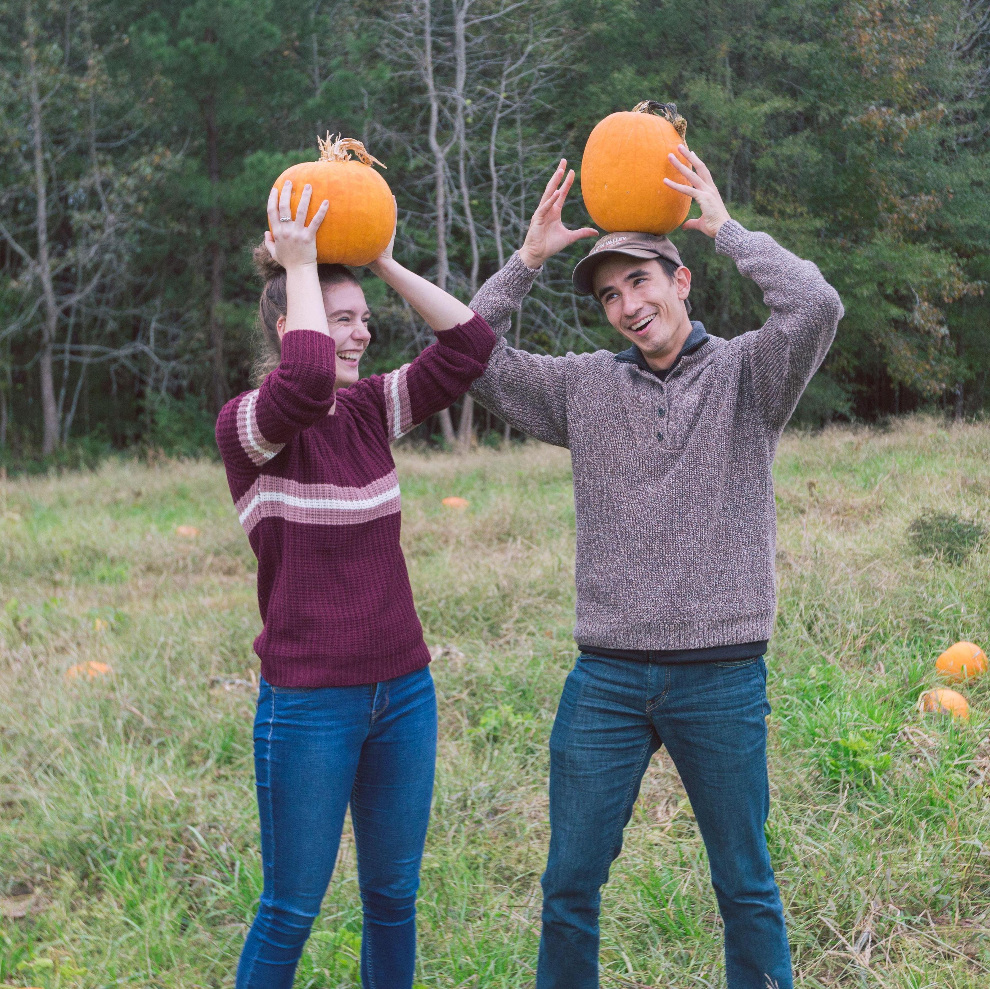 A yearly pumpkin patch tradition.