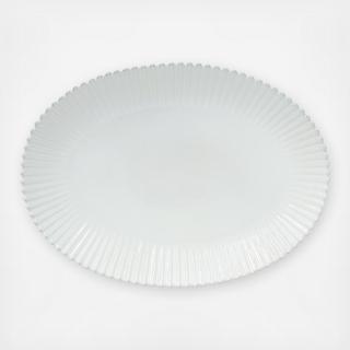 Pearl White Oval Platter