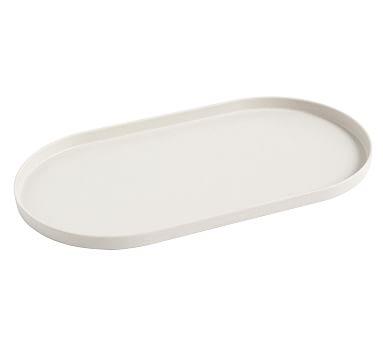 Mason Modern Melamine Serve Platter - Ivory