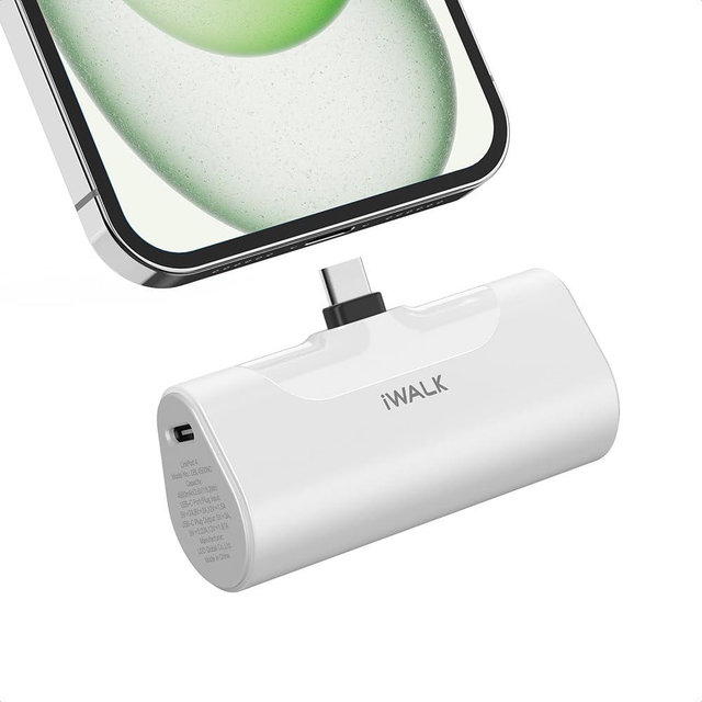 iWALK Portable Charger for iPhone 16/15 USB-C Small Power Bank 20W 4500mAh Fast Charging Battery Pack Compatible with iPhone 16/16 Plus/16 Pro/16 Pro Max, iPhone 15/15 Plus/15 Pro/15 Pro Max