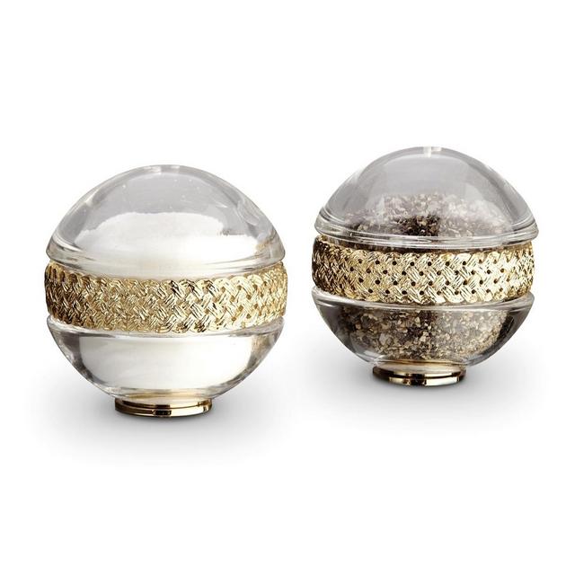 L’OBJET Spice Jewels Braid Salt & Pepper Shakers