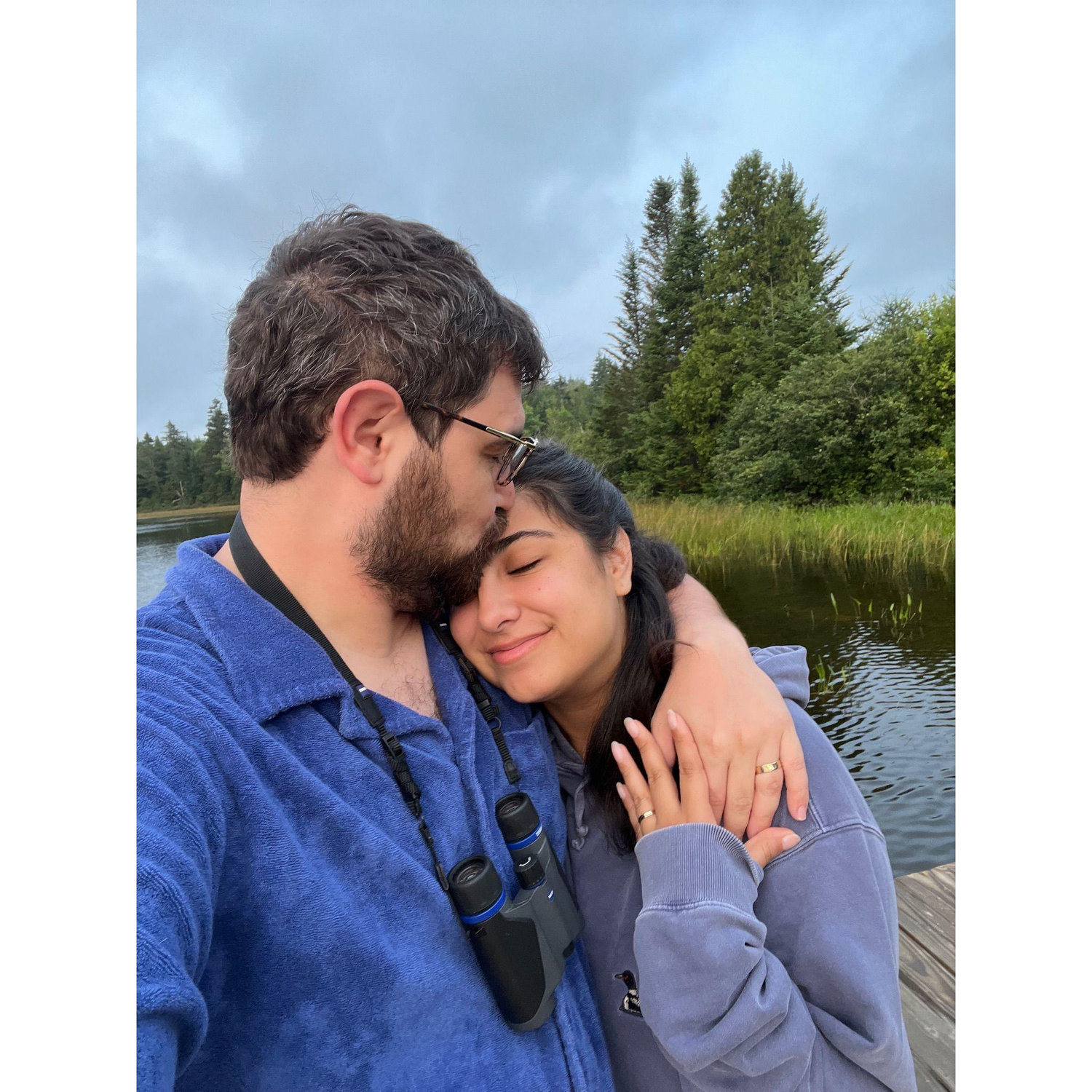 Our first morning as a married couple