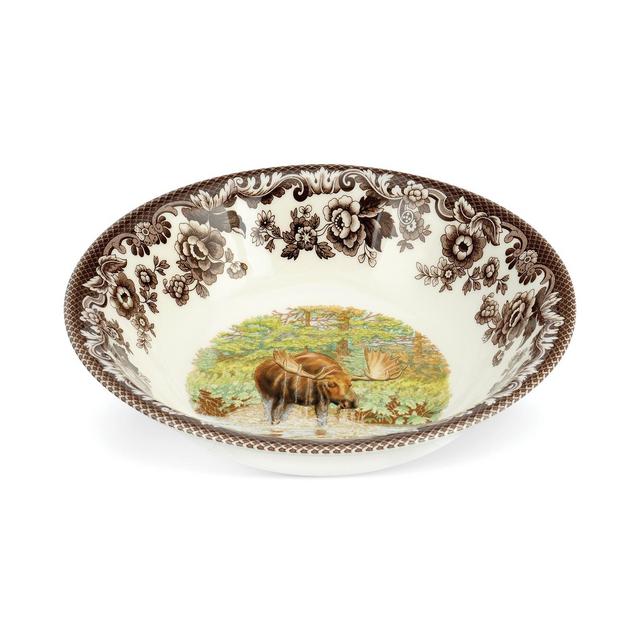 Spode Woodland Majestic Moose Ascot Cereal Bowl