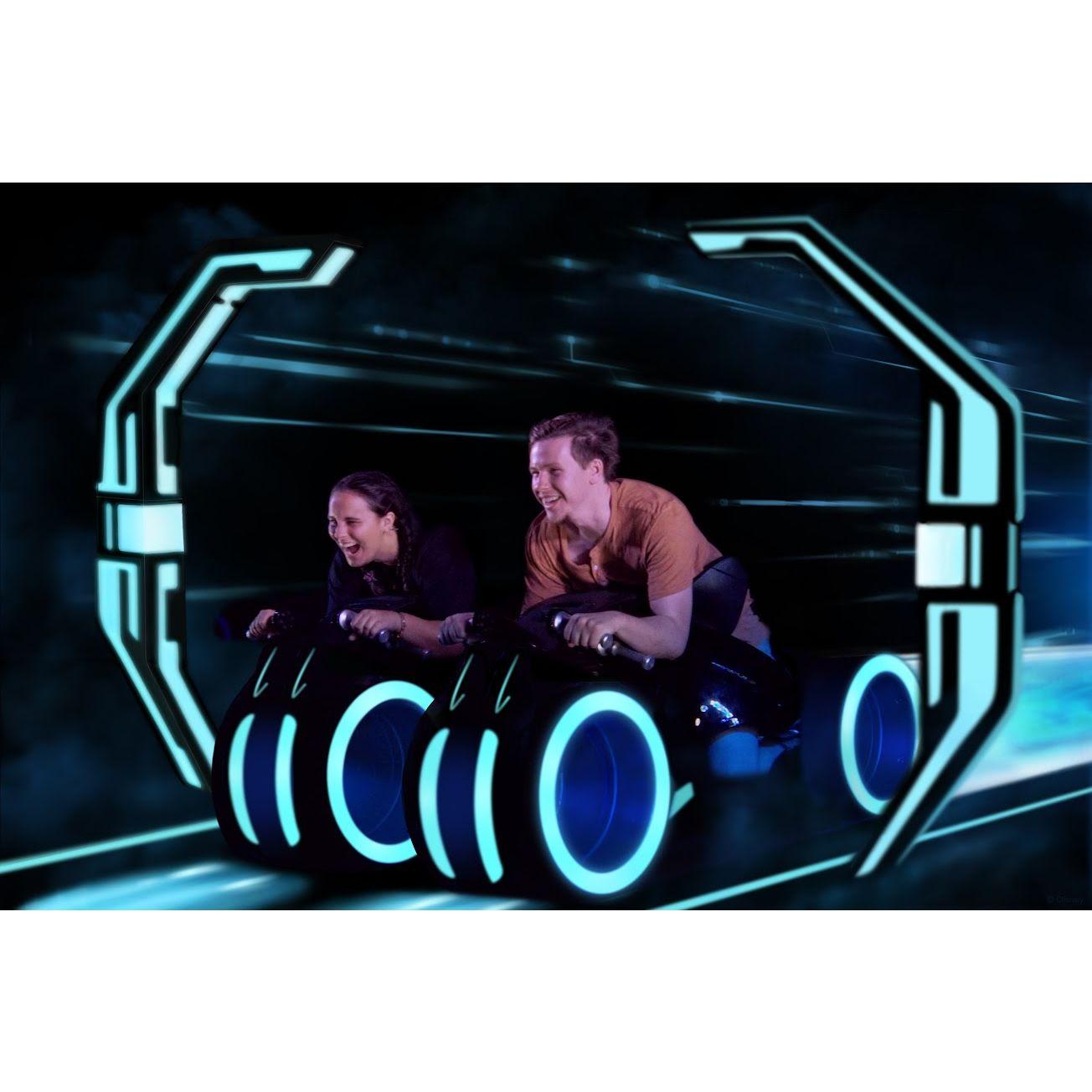 Tron ride in Magic Kingdom.