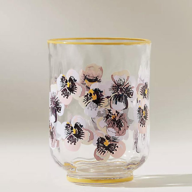 Livia Juice Glass Violet- Anthropologie