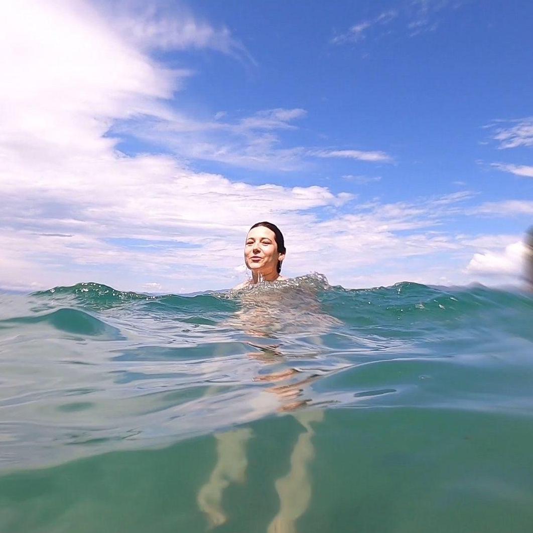 Clear skies and crystal waters in Sayulita, Mexico.