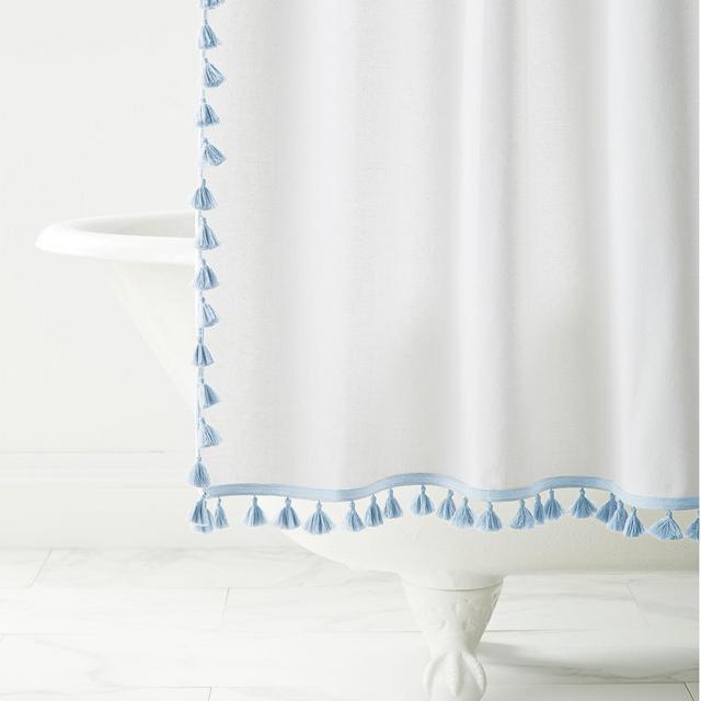 French Tassel Shower Curtain