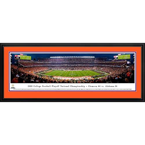 2018 College Football National Championship - Clemson vs Alabama - College Posters, Framed Pictures and Wall Decor by Blakeway Panoramas