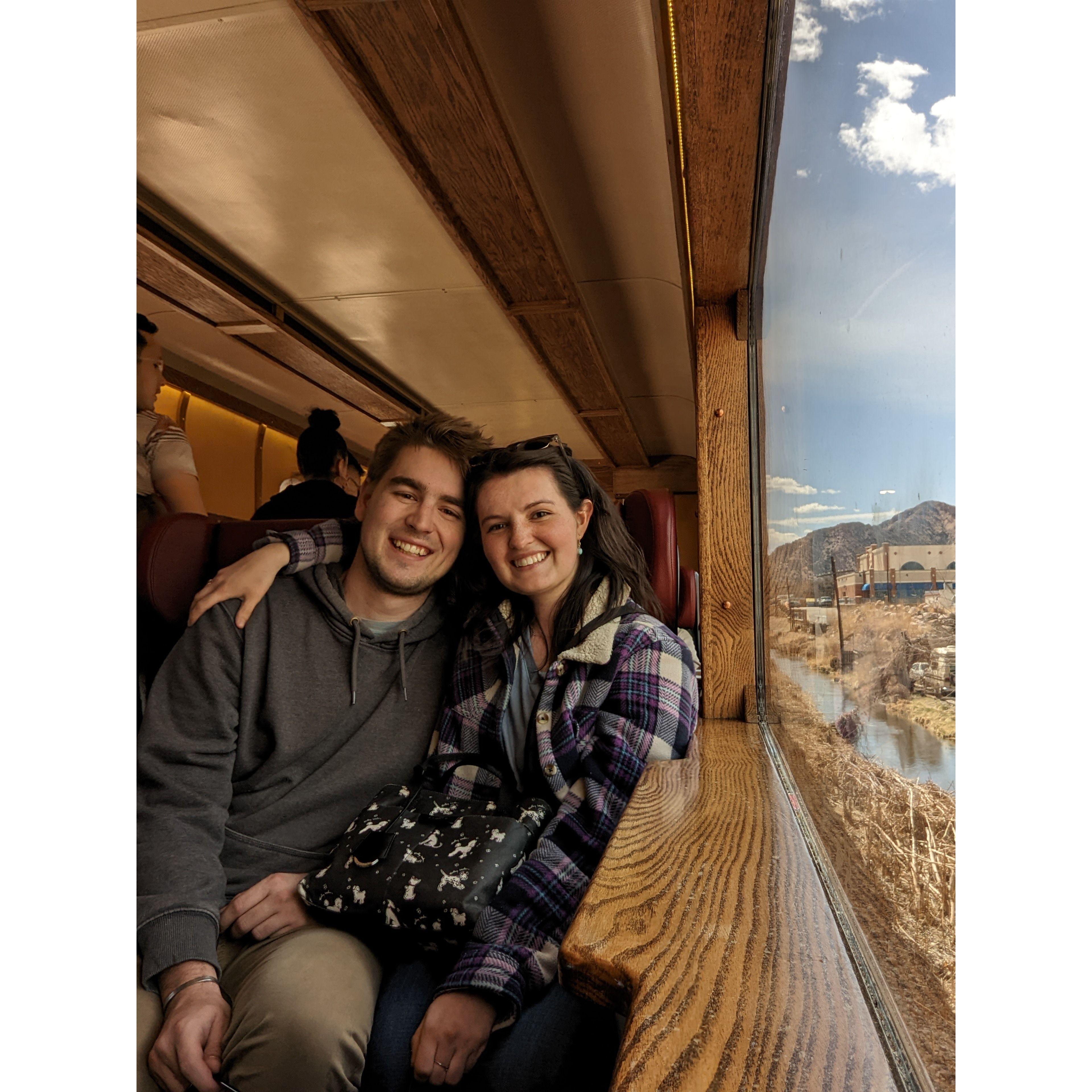 Our trip on the Royal Gorge Train!