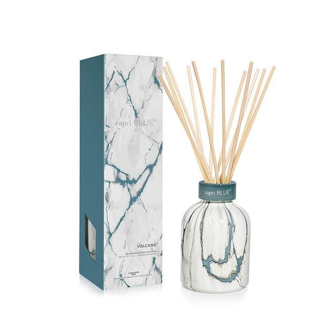 Capri Blue Reed Diffuser Set - Includes Modern Marble Oil Diffuser, Diffuser Sticks & Aroma Diffuser Oil - Air Freshener - Diffusers for Home Decor - Volcano Diffuser Scents (5.7 fl oz)