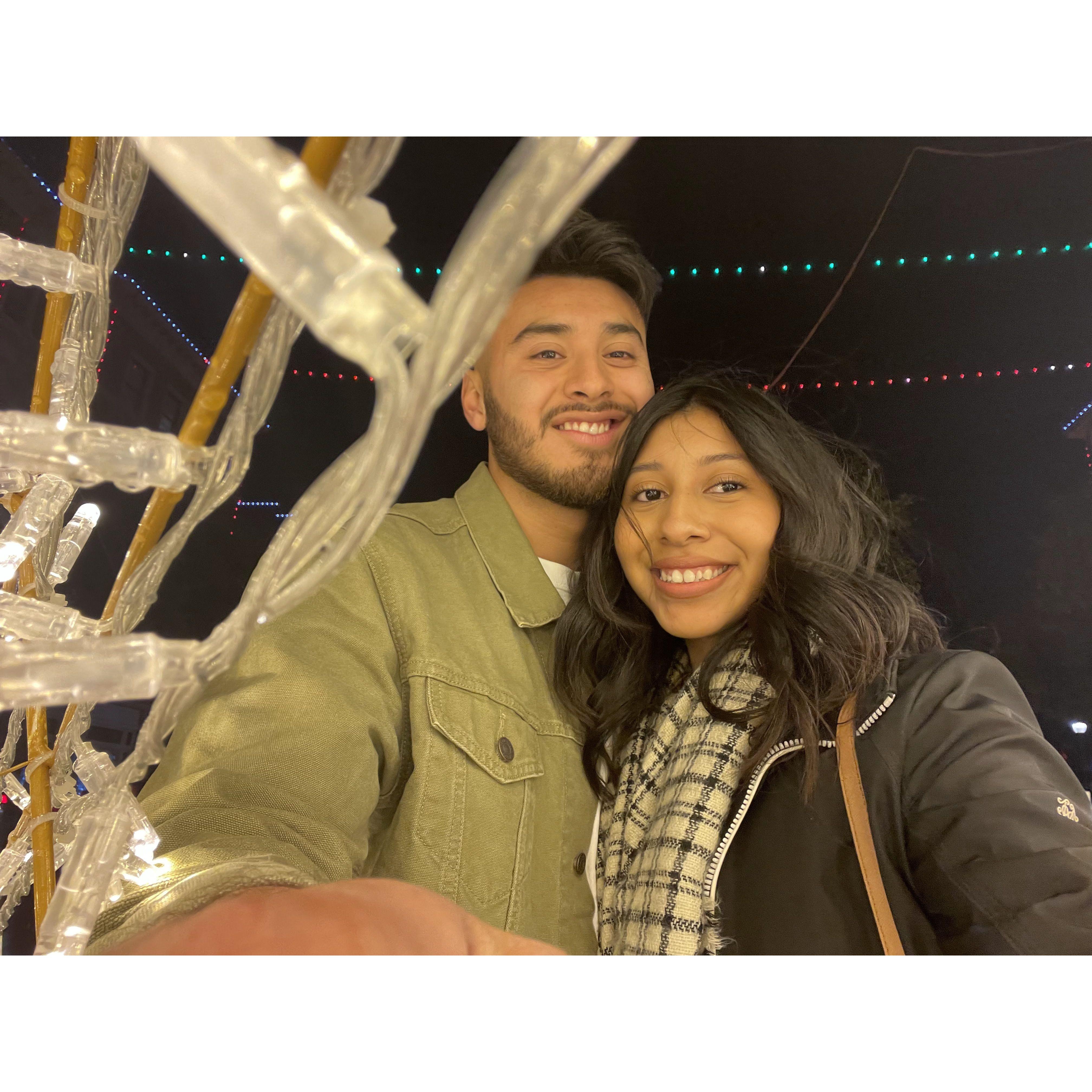 The night we said, "I love you."