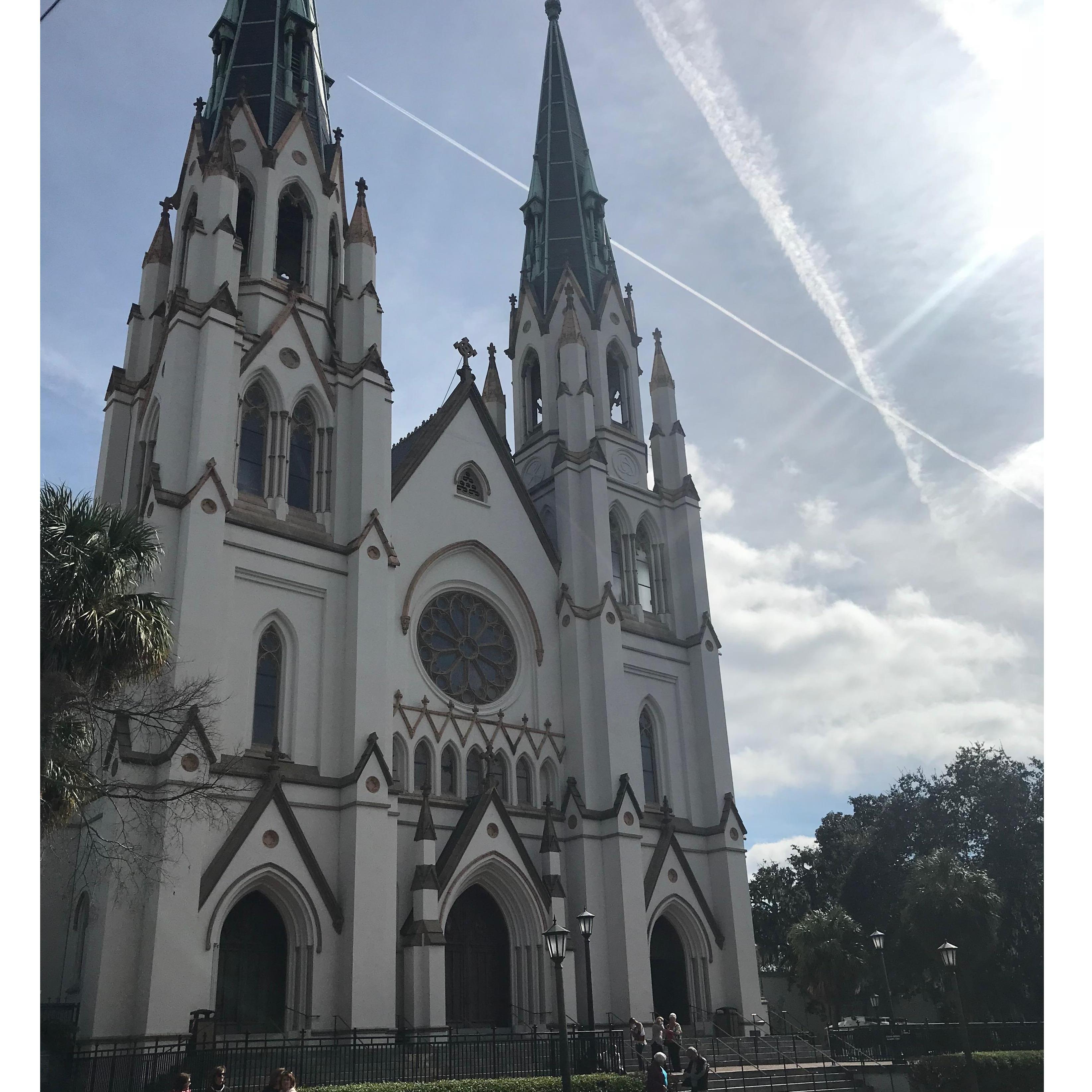 The beautiful Cathedral where we will say I DO!