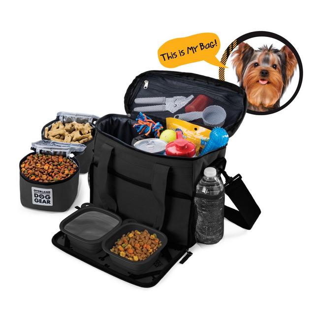 Overland Gear Week Away Small Dog Bag in Black