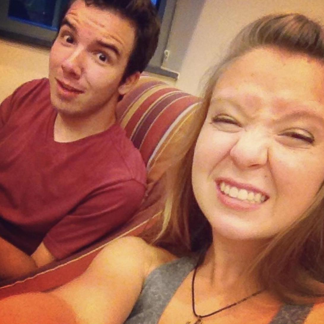 The day we met in DeHority...thank goodness we age well, even if our facial expressions did not