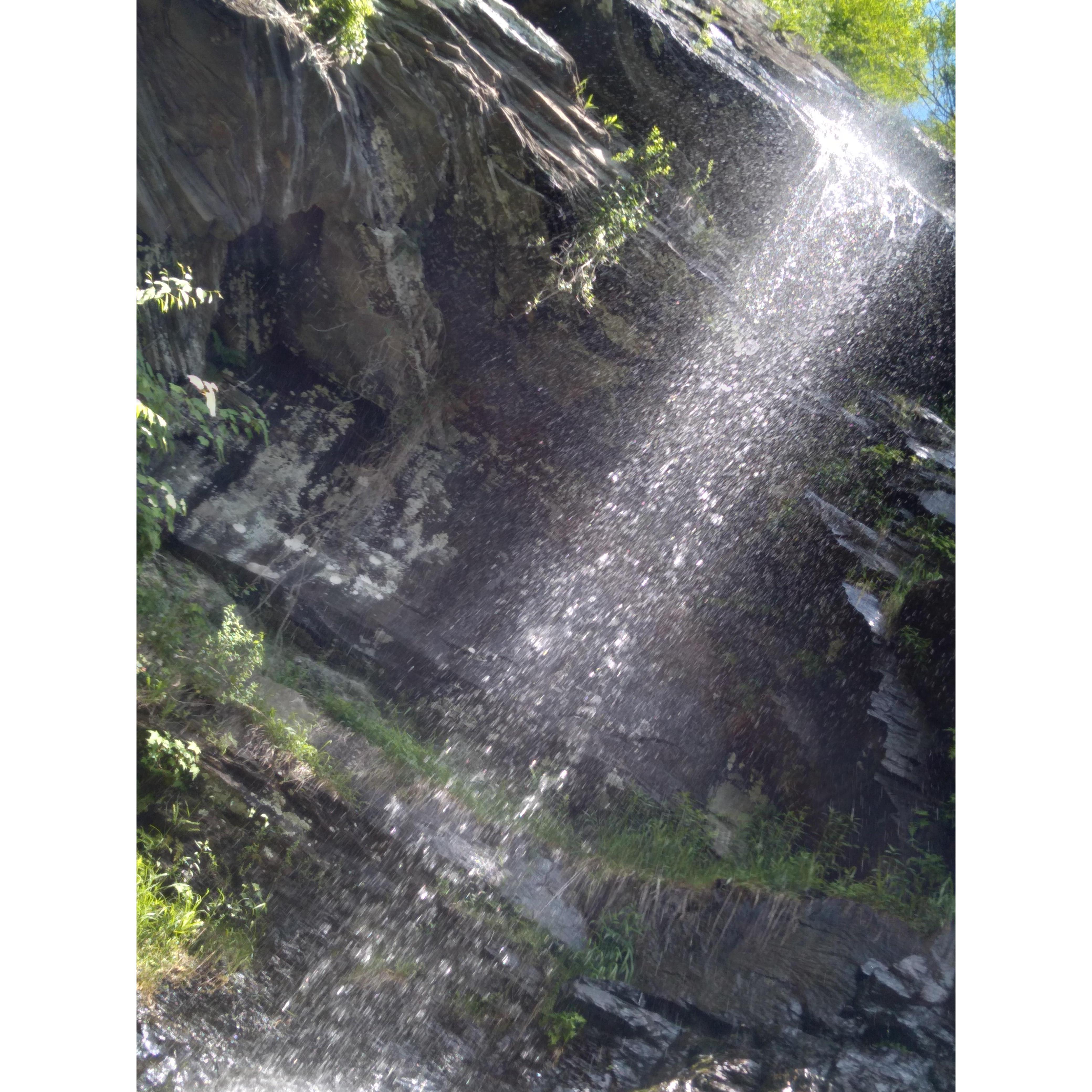 One of the many views of running water of Jensen's Ledges!