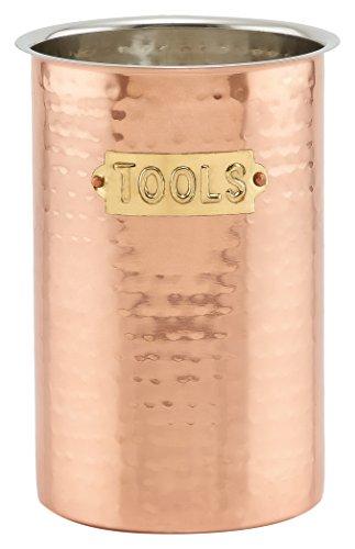 Old Dutch International Hammered Copper, 6¾” H Tool Caddy, 6" x 4.75" Dia