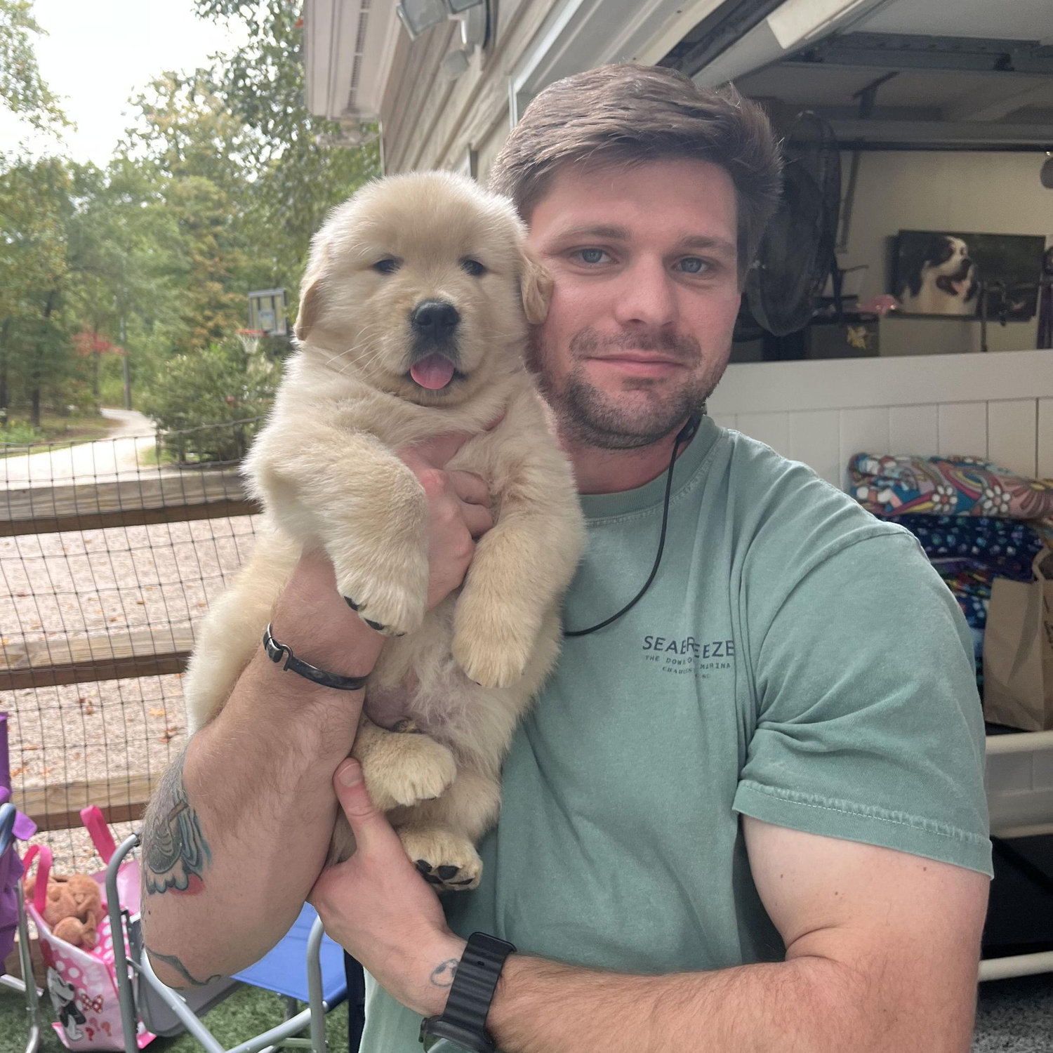 Meeting the newest member of our gang, Hank!