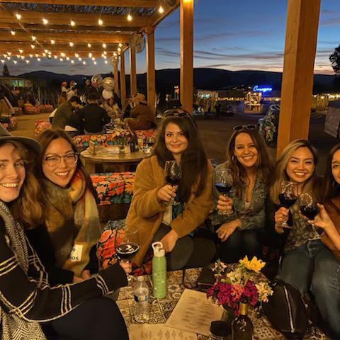 Andrea's birthday in Valle de Guadalupe: Julia, Grace, Andrea, Jessica, Desi & Adalia