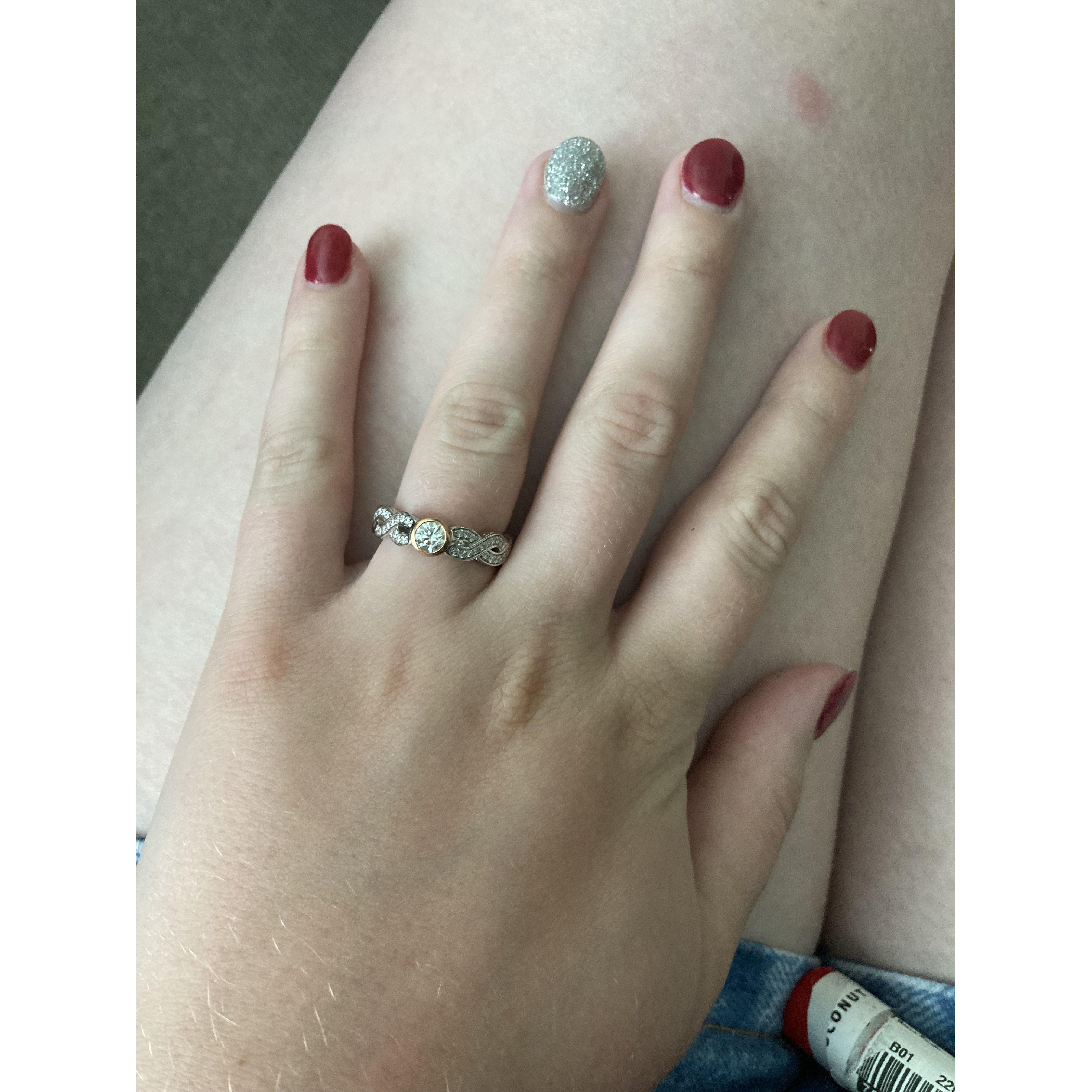 The ring the first day I got it. <3