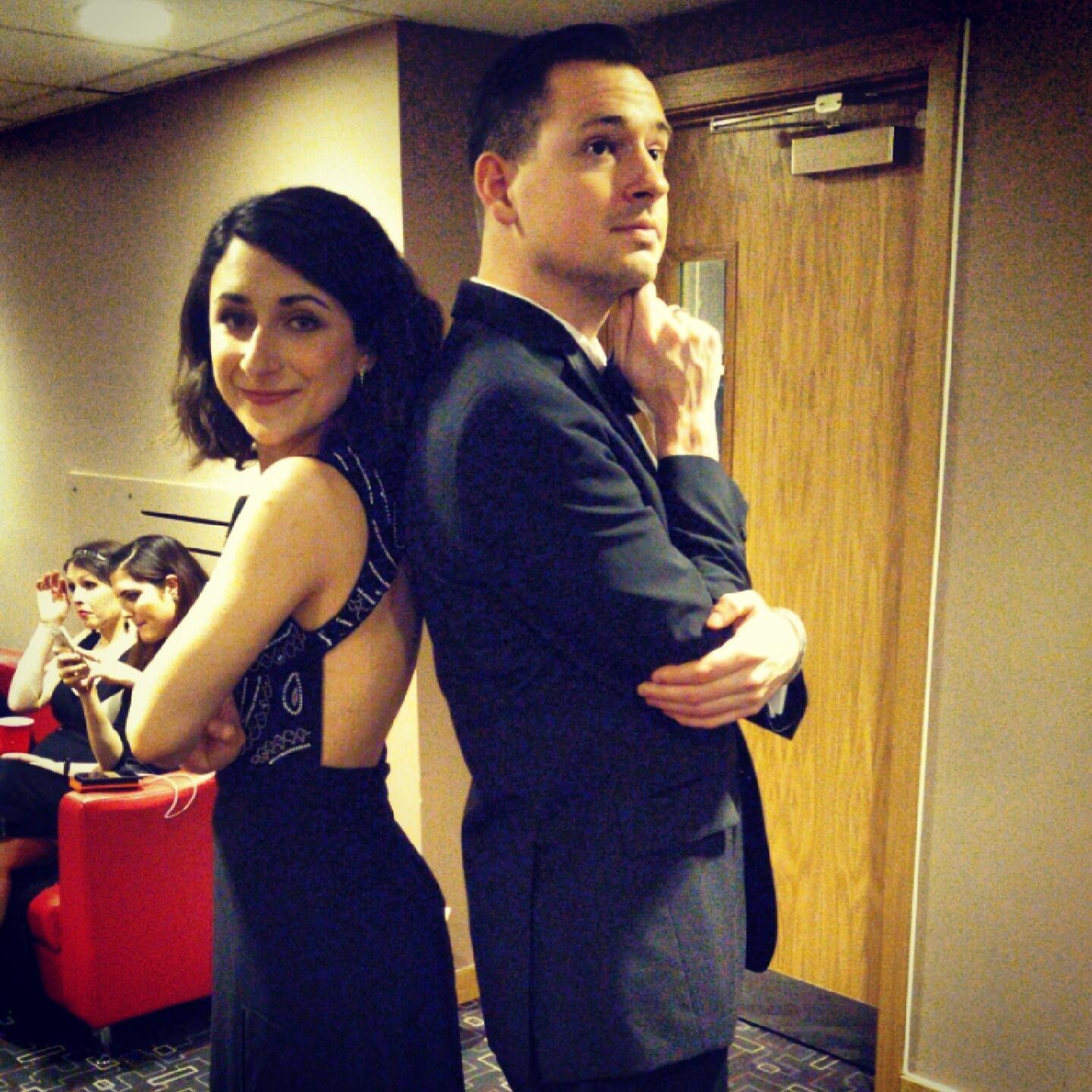 Before we went to "Law Prom" where we met, at the University of Edinburgh.