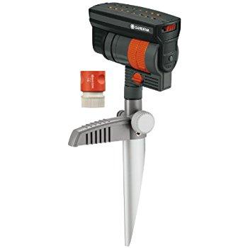 GARDENA ZoomMaxx Oscillating Sprinkler on Metal Step Spike