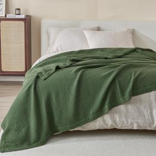 Mikala Cotton Waffle Weave Blanket