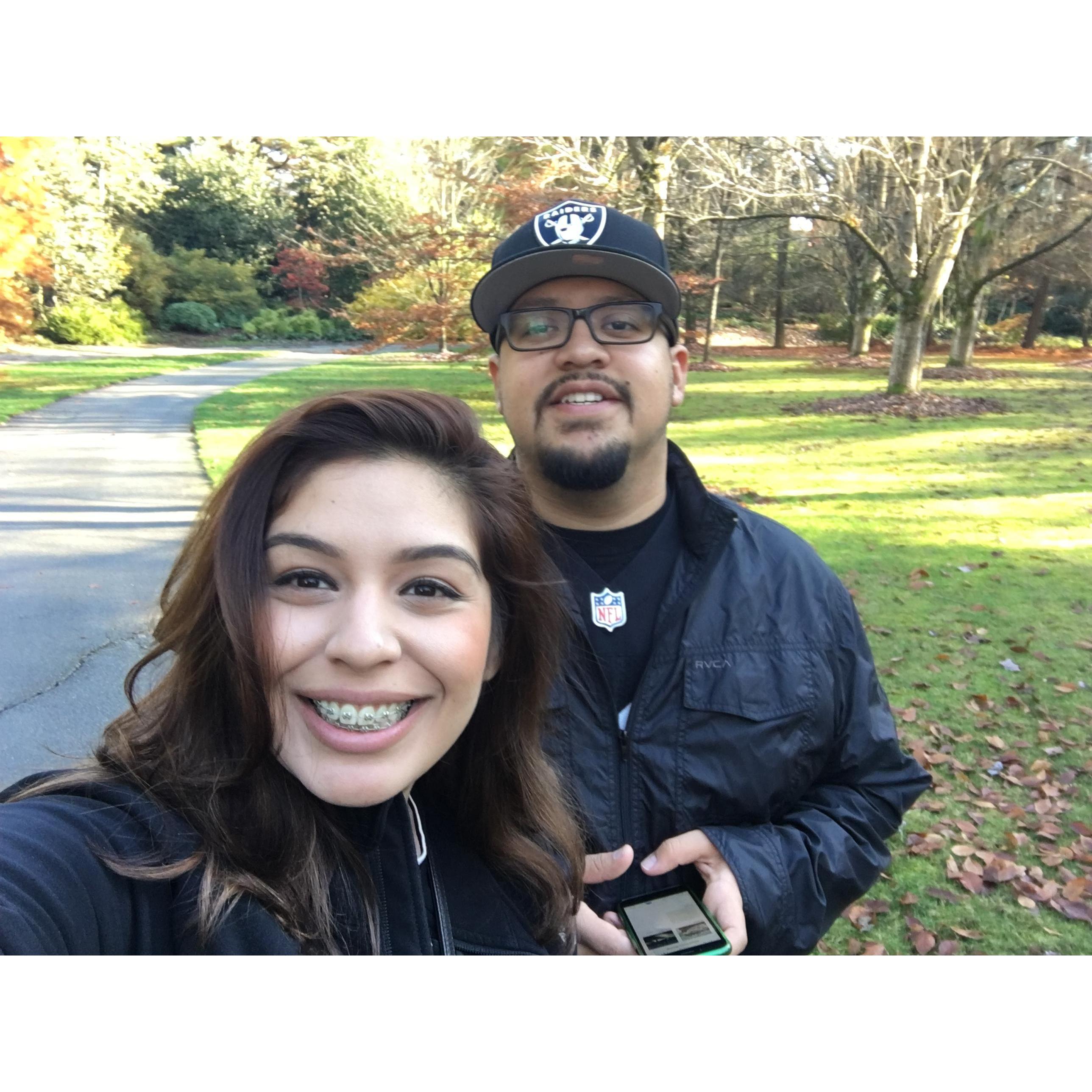 A stroll around a park in Vancouver, B.C.