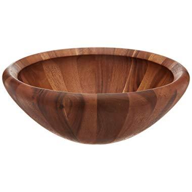 Dansk Wood Classics 16-Inch Round Salad Bowl