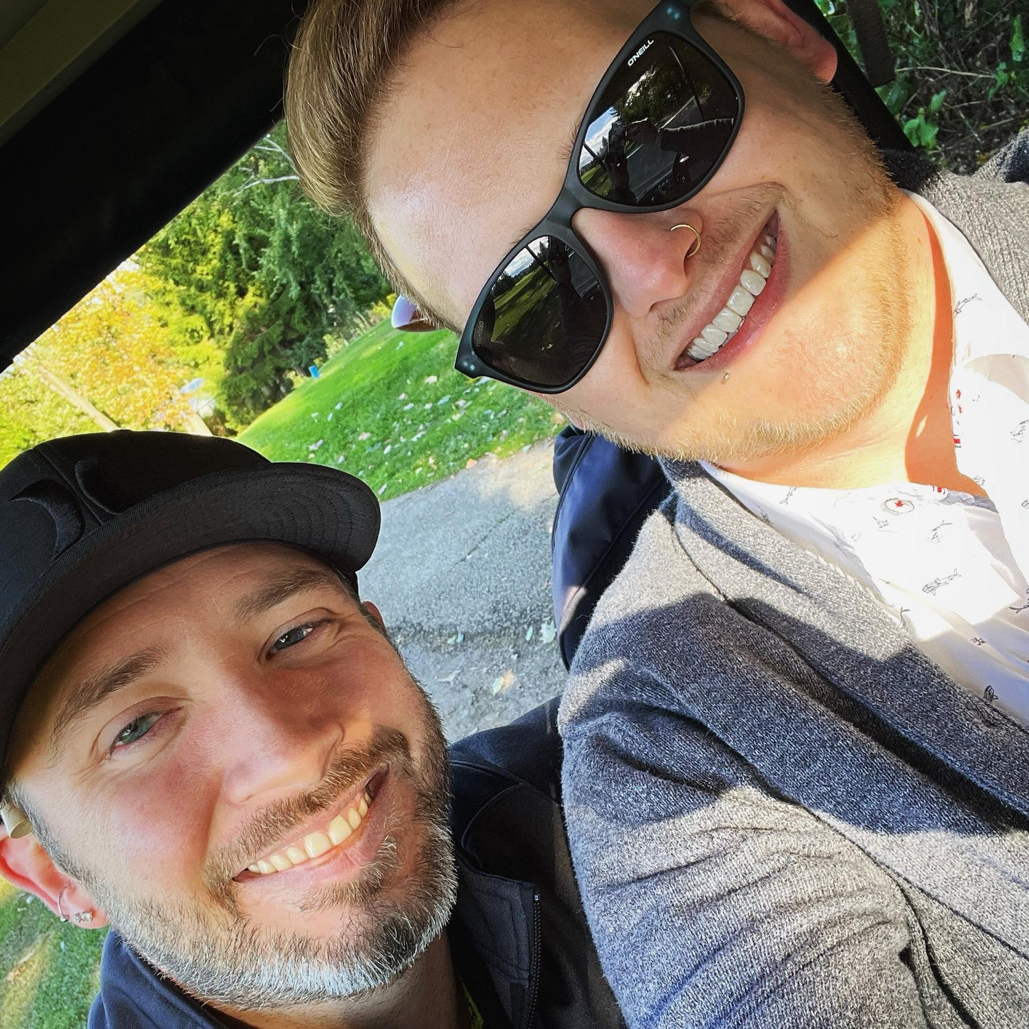 Though Drew will never be able to convince Cam to golf, Cam will always be down to caddy for him! This was the first time Cam decided to tag along at Conley in Butler, PA. - Sept. 2022