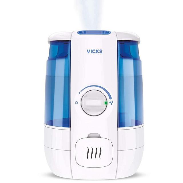 Vicks Ultrasonic CoolRelief Filter Free Humidifier with VapoSteam