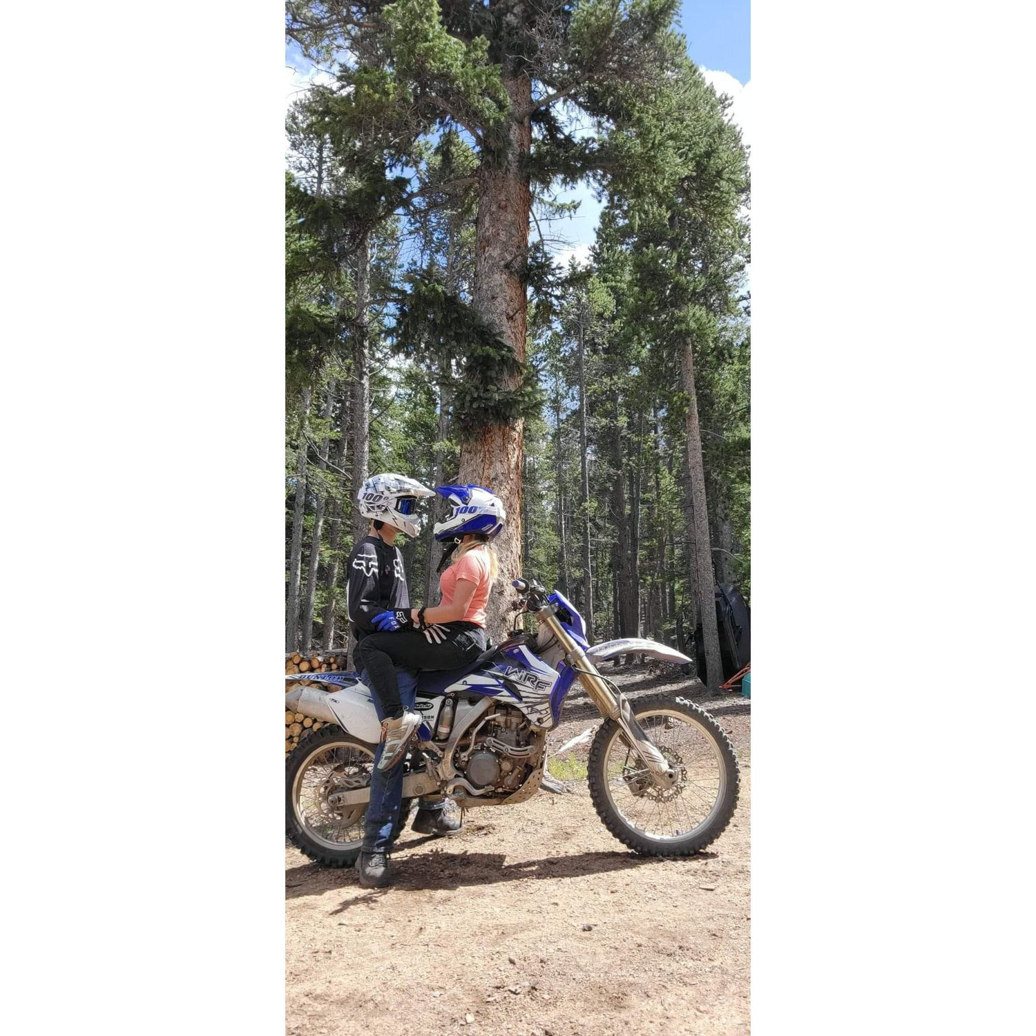 He's still teaching me how to ride this thing.