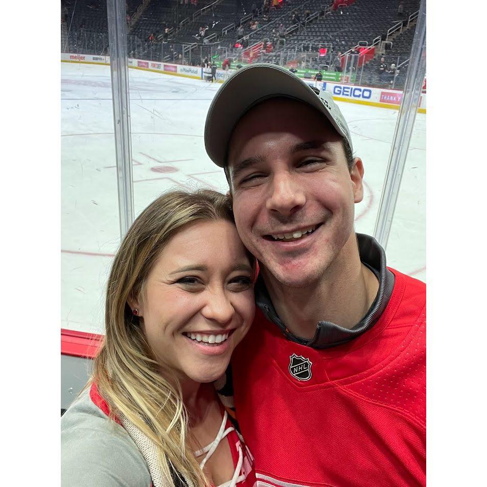 Our first Wings game together!