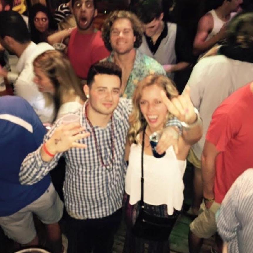 In college together at SIU and just friends