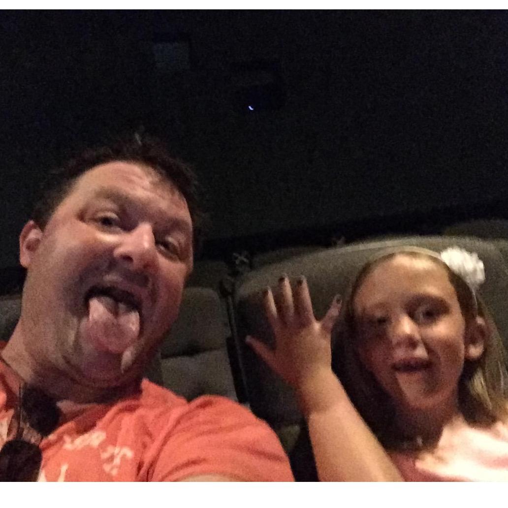 Aaron and niece Madison. Yes we are some crazy people. My sister's only child has started growing into a beautiful and young lady very with a personality very unique and strong willed.