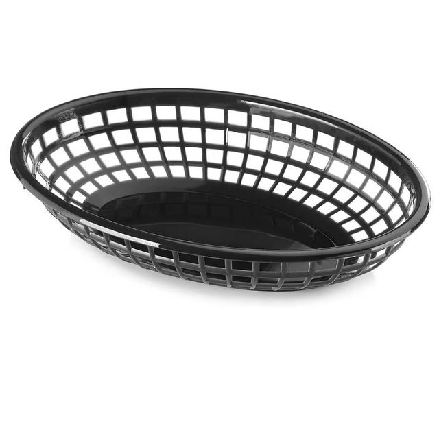 Fast Food Baskets, Set of 12, Black