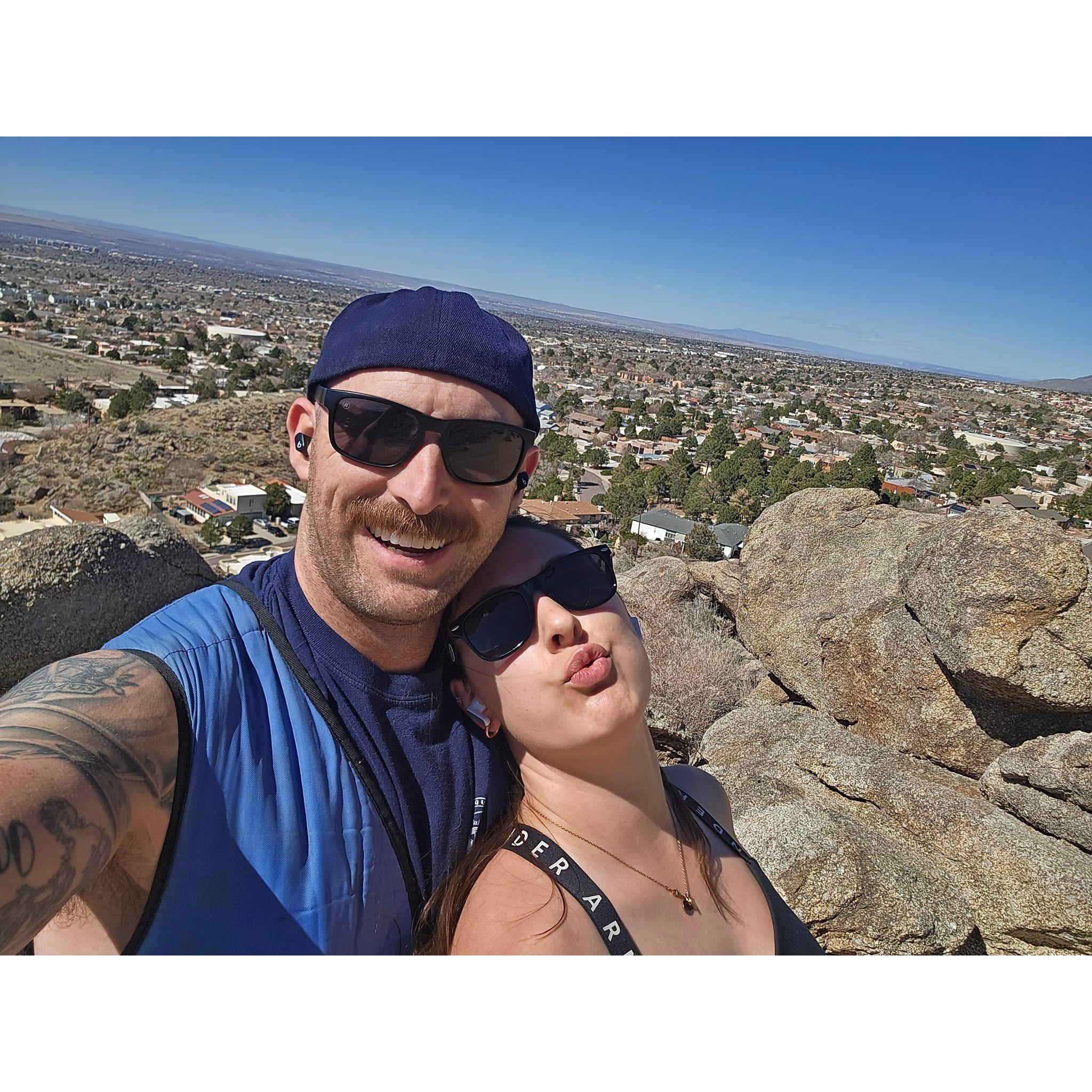 Elevated our running in the foothills... Jan '24. ♥